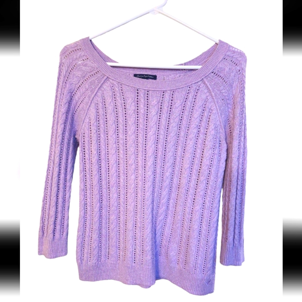 American Eagle Outfitters lilac woven top XS